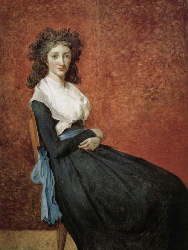 Jacques-Louis  David Special Lu generation of Nafu person portrait France oil painting art